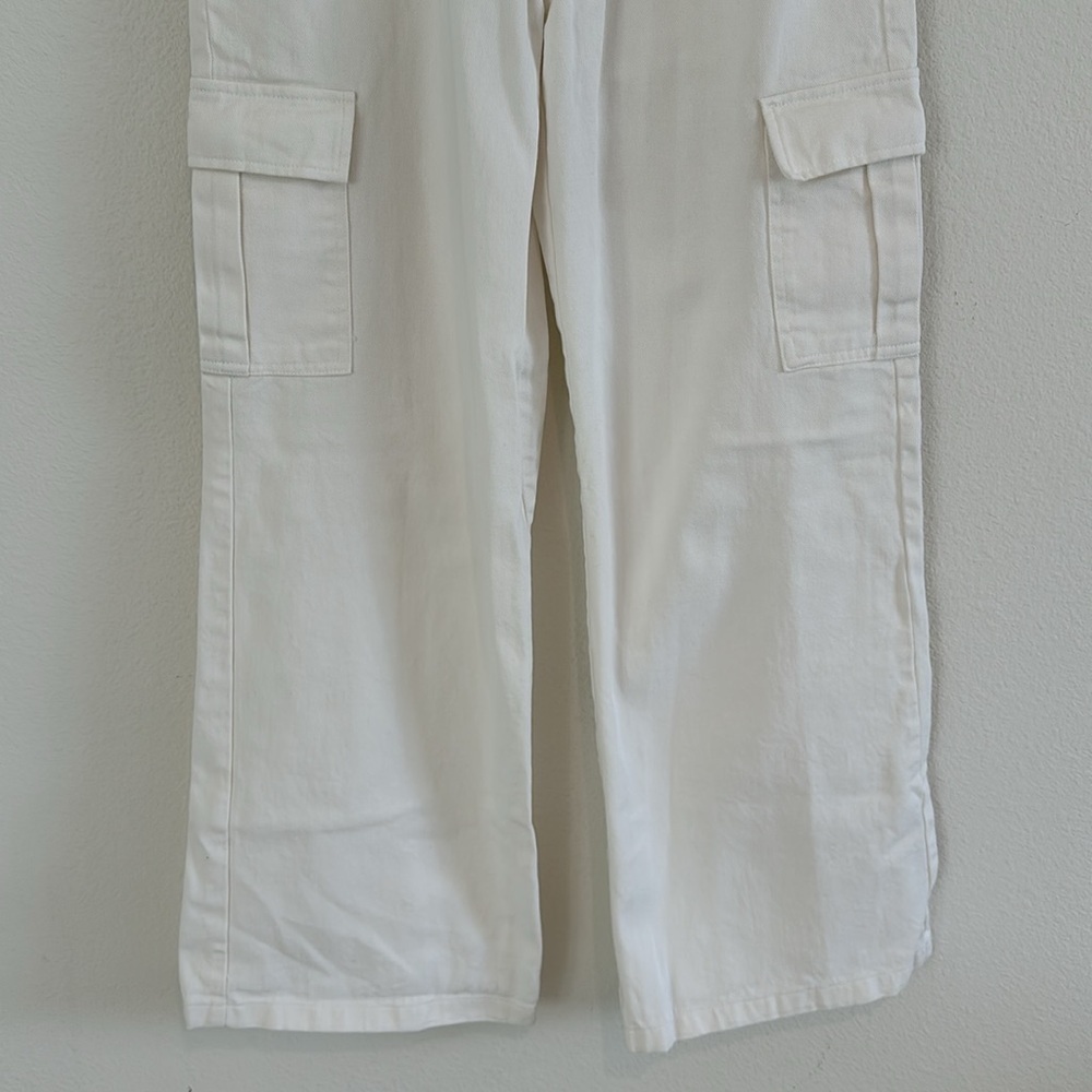 Princess Polly Jeremiah Cargo Jeans White - Picture 3 of 8